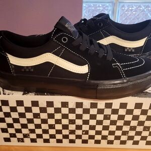 Vans black white BMX old skool women's sz 10 Brand new w/box!